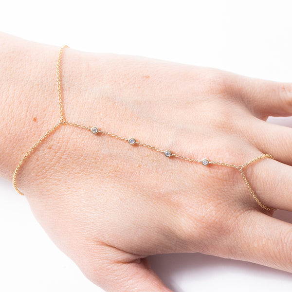 Diamond Finger Bracelet