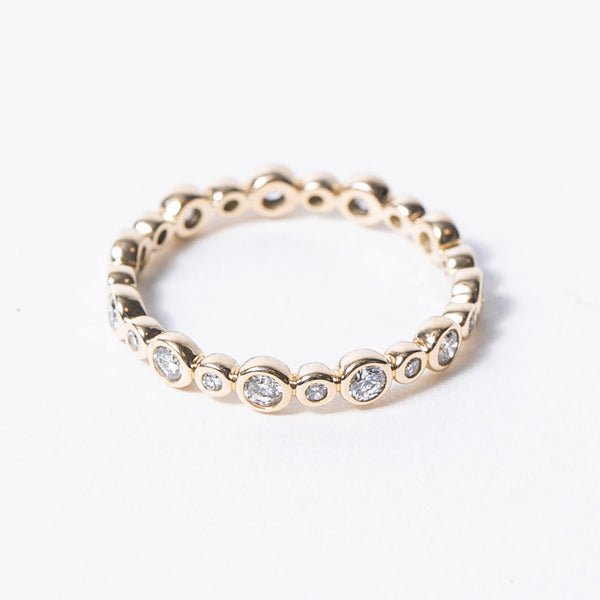 Set of Three Diamond Bezel Bands