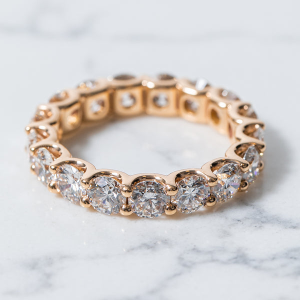Rose Gold Eternity Band