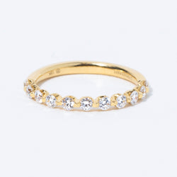 Single Prong Diamond Ring