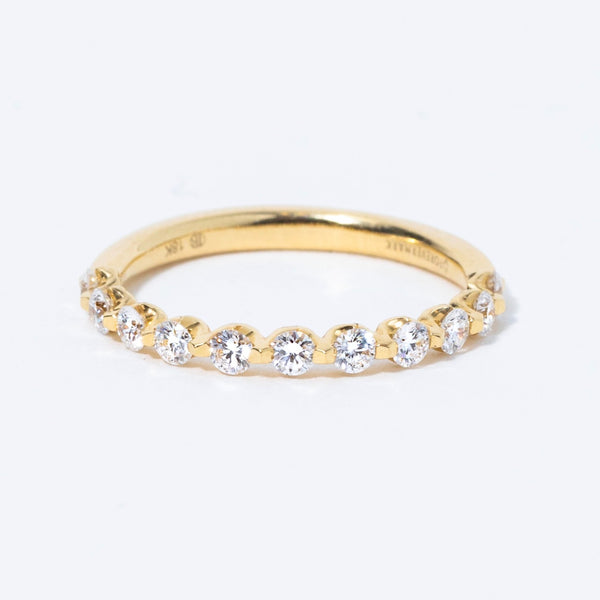 Single Prong Diamond Ring